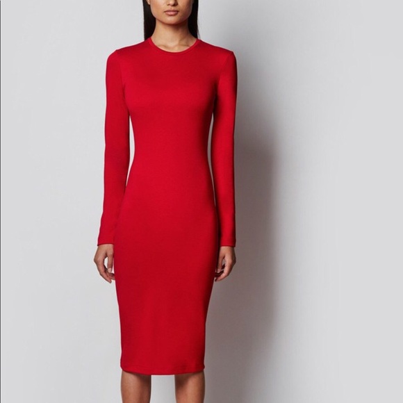 Prabal Gurung Nwt Crimson Knit Dress 